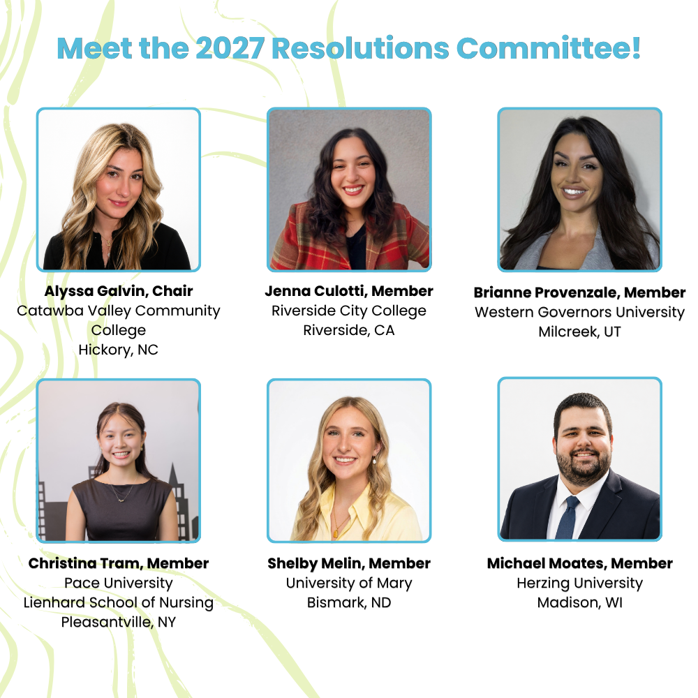 Resolutions Committee | National Student Nurses' Association